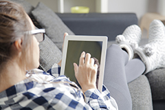 タブレットを使う人